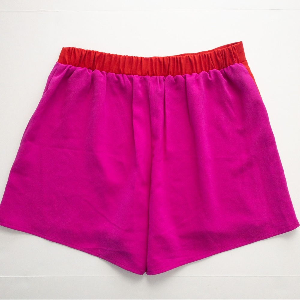 Pink Red Colorblock Skort Size M - Picture 3 of 8